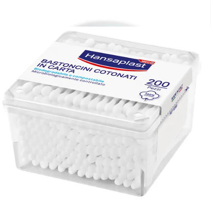 HANSAPLAST BASTONCINI COTONE 200 PEZZI