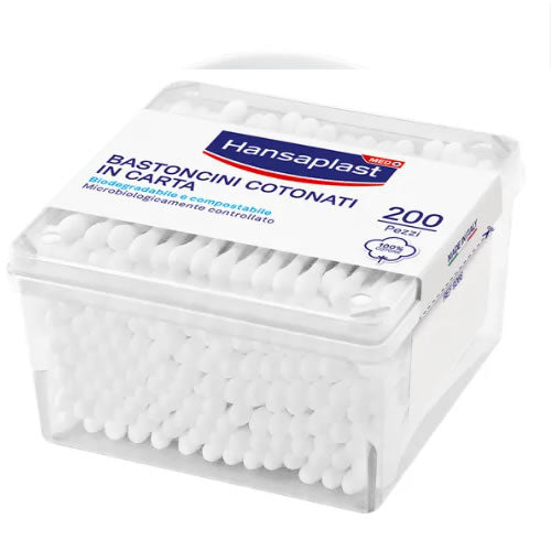 HANSAPLAST BASTONCINI COTONE 200 PEZZI