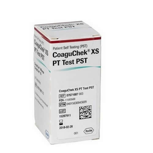 STRISCE REATTIVE PER DISPOSITIVO AUTODIAGNOSTICO COAGUCHEK XS PT TEST 24 PEZZI