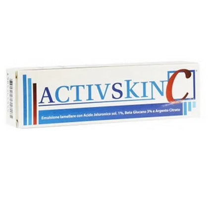 EMULSIONE IAMELLARE ACTIV SKIN CON ACIDO JALURONICO 1% BETA GLUCANO 3% E ARGENTO CITRATO 30 ML - Farmaspeed