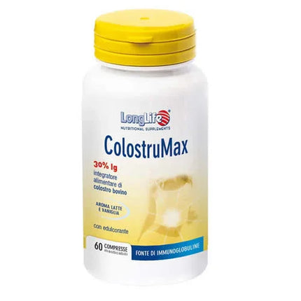 LONGLIFE COLOSTRUMAX 60 COMPRESSE MASTICABILI - Farmaspeed