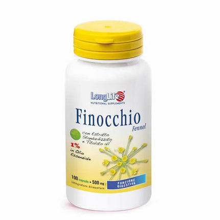 LONGLIFE FENNEL 1% 100 VEGETABLE CAPSULES