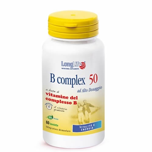 LONGLIFE B COMPLEX 50 RILASCIO GRADUALE 60 TAVOLETTE DIVISIBILI