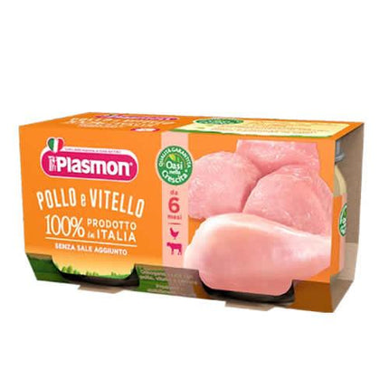 PLASMON OMOGENEIZZATO VITELLO POLLO 80 G X 2 PEZZI - Farmaspeed