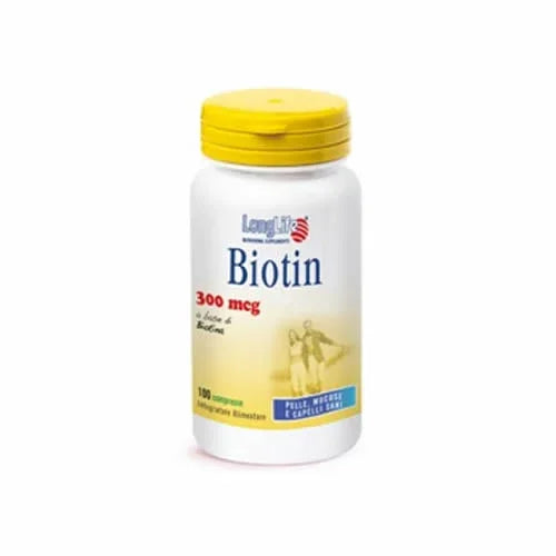 LONGLIFE BIOTIN 300 100 COMPRESSE RIVESTITE - Farmaspeed