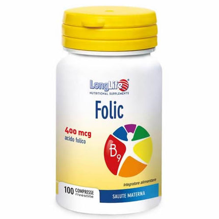 LONGLIFE FOLIC 400 MCG 100 COMPRESSE