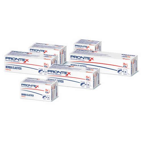 PRONTEX BENDA ELASTICA BIANCA 450X6CM - Farmaspeed