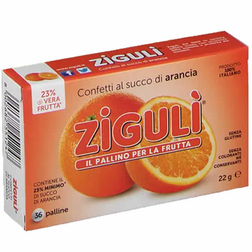 ZIGULI ARANCIA 36 PALLINE 22 G