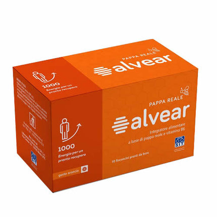 ALVEAR 1000 PAPPA REALE 10 FLACONCINI GUSTO ARANCIA