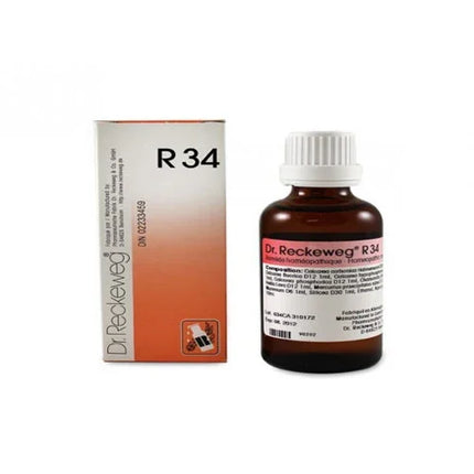 RECKEWEG R34 GOCCE 22ML - Farmaspeed