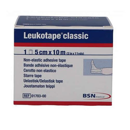 LEUKOTAPE BENDA ANELASTICA PER BENDAGGI FUNZIONALI 5X100 CM - Farmaspeed