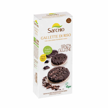DARK CHOCOLATE RICE CRACKERS 100 G