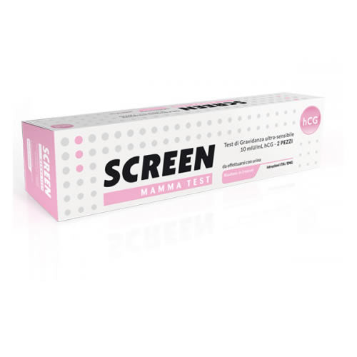 SCREEN TEST ORMONE HCG GRAVIDANZA NELL'URINA SCREEN TEST HCG 2 PEZZI