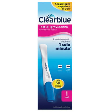 TEST DI GRAVIDANZA CLEARBLUE RILEVAZIONE RAPIDA 1 PEZZO