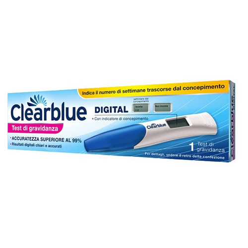 TEST DI GRAVIDANZA CLEARBLUE CON INDICATORE DELLE SETTIMANE 1 PEZZO
