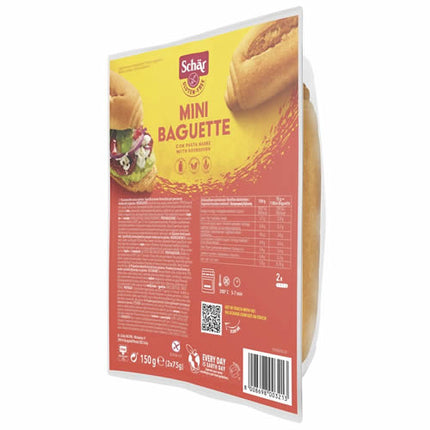 SCHAR MINI BAGUETTE LACTOSE FREE 2 X 75 G