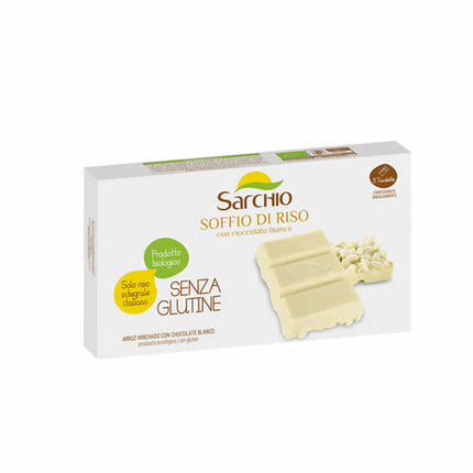 CHOCOSOFFIO WHITE CHOCOLATE BAR WITH RICE CRUNCHY 3 PIECES OF 25 G