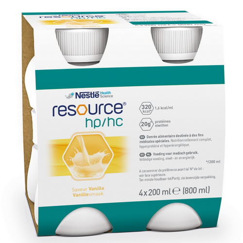 RESOURCE HP/HC VANIGLIA 4 BOTTIGLIE 200 ML