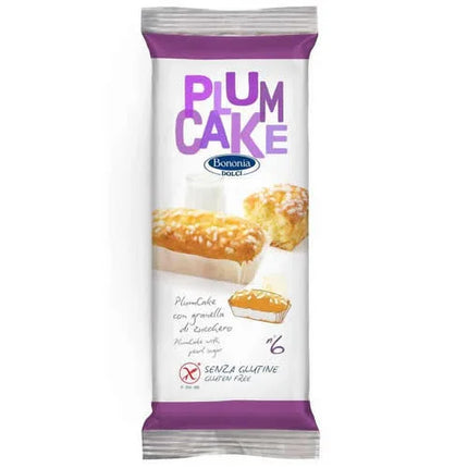 BONONIA PLUMCAKE CON GRANELLA DI ZUCCHERO SENZA GLUTINE 6 X 37 G - Farmaspeed