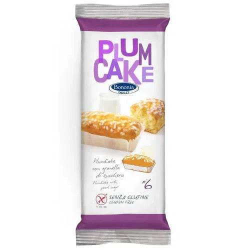 BONONIA PLUMCAKE CON GRANELLA DI ZUCCHERO SENZA GLUTINE 6 X 37 G - Farmaspeed