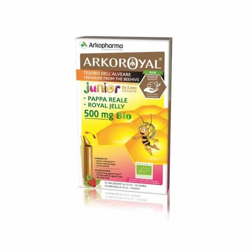 ARKOROYAL PAPPA REALE BIOLOGICA 500 MG 10 UNICA DOSE - Farmaspeed