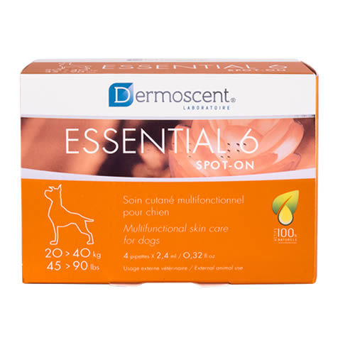 ESSENTIAL 6 SPOT ON CANE 20/40 KG 4 PIPETTE 2,4 ML