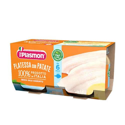 PLASMON OMOGENEIZZATO PLATESSA 2 X 80 G - Farmaspeed