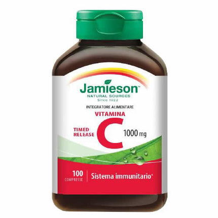 JAMIESON VITAMIN C 1000 TIMED RELEASE 100 TABLETS BARATTOG