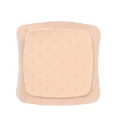 MEDICAZIONE STERILE IN SCHIUMA POLIURETANO IDROCELLULARE AQUACEL AG FOAM ADESIVA 8X8 CM 10 PEZZI