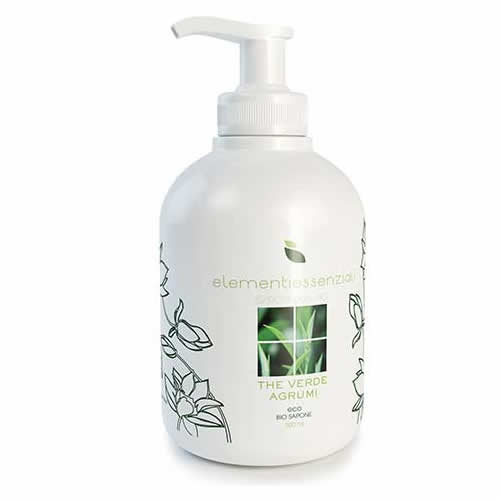 ELEMENTIESSENZIALI SAPONE ECO BIO THE VERDE AGRUMI 300ML