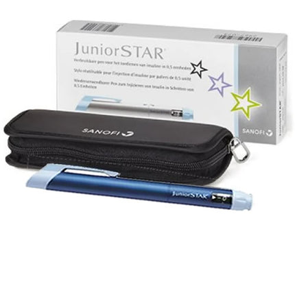 Penna somministrazione insulina juniorstar blu