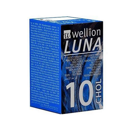 WELLION LUNA 10 STRIPS STRISCE PER MISURAZIONE COLESTEROLO