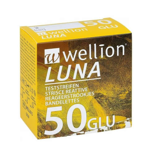 WELLION LUNA 50 STRIPS STRISCE PER MISURAZIONE GLICEMIA