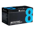 AGO PER PENNA DA INSULINA WELLION MEDFINE PLUS 8 31 GAUGE LUNGHEZZA 8 MM 100 PEZZI - Farmaspeed