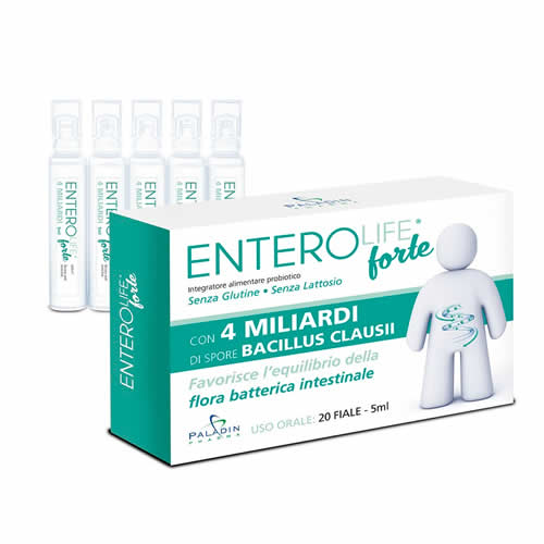 ENTEROLIFE FORTE 4 MILIARDI 20 FIALE DA 5 ML