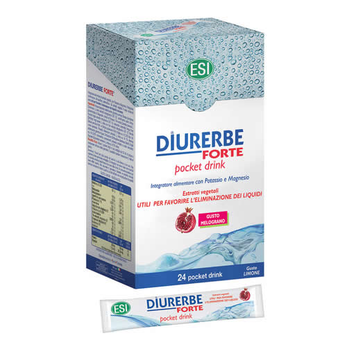 ESI DIURERBE FORTE POCKET DRINK POMEGRANATE 24 X 20 ML