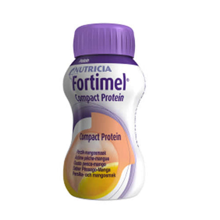 NUTRICIA FORTIMEL COMPACT PROTEIN GUSTO PESCA E MANGO 4 BOTTIGLIE DA 125 ML