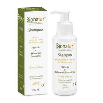 BIONATAR SHAMPOO INDICATO IN PRESENZA DI SINTOMI DI PSORIASI E DERMATITE SEBORROICA 200 ML - Farmaspeed