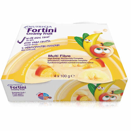FORTINI CREAMY FRUIT MULTI FIBRE FRUTTI GIALLI 4X100 G