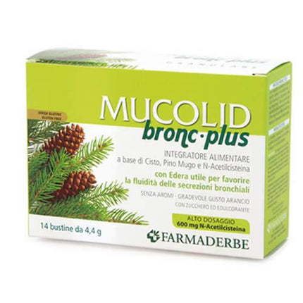 MUCOLID BRONC PLUS 600 14 BUSTINE - Farmaspeed