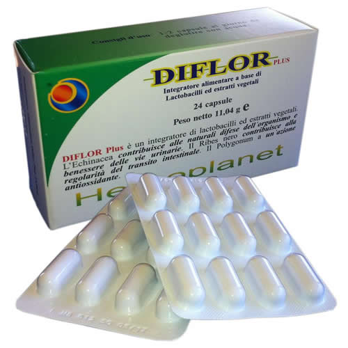 DIFLOR PLUS 24 CAPSULES 11.04 G
