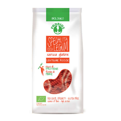 SPECIALITA' 100% LEGUMI FUSILLI LENTICCHIE ROSSE 250 G