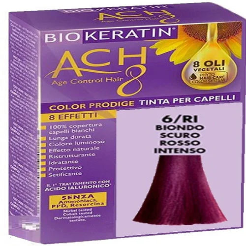 BIOKERATIN ACH8 COLOR PRODIGE 6/RI BIONDO SCURO ROSSO INTENSO - Farmaspeed