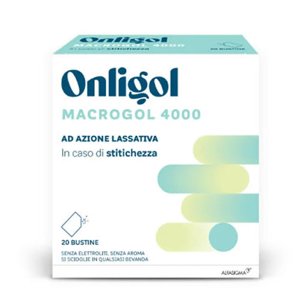 ONLIGOL MACROGOL 4000 20 BUSTINE 10 G SENZA ZUCCHERO