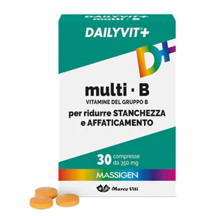 MASSIGEN MULTI B VITAMINE DEL GRUPPO B 30 COMPRESSE RIVESTITA DA 364 MG - Farmaspeed