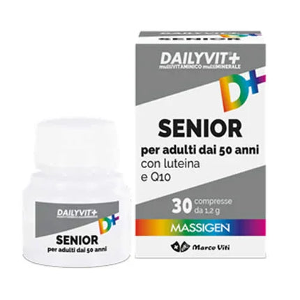MASSIGEN SENIOR MULTIVITAMINICO E MULTIMINERALE 30 COMPRESSE RIVESTITE - Farmaspeed