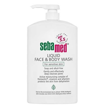 SEBAMED LIQUID FACE AND BODY CLEANSER TP 1000 ML