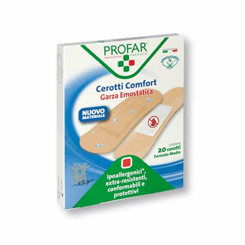 CEROTTO COMFORT GRANDE 7X3 CM 20 PEZZI PROFAR - Farmaspeed