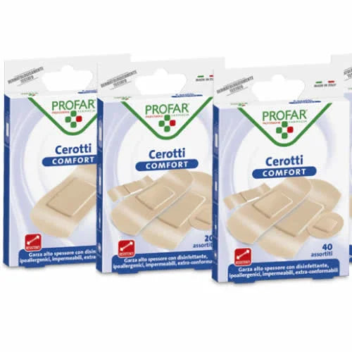 CEROTTO COMFORT ASSORTITI 20 PEZZI PROFAR - Farmaspeed