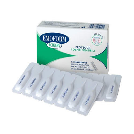 EMOFORM ACTISENS GEL 15 VIALS OF 2 ML